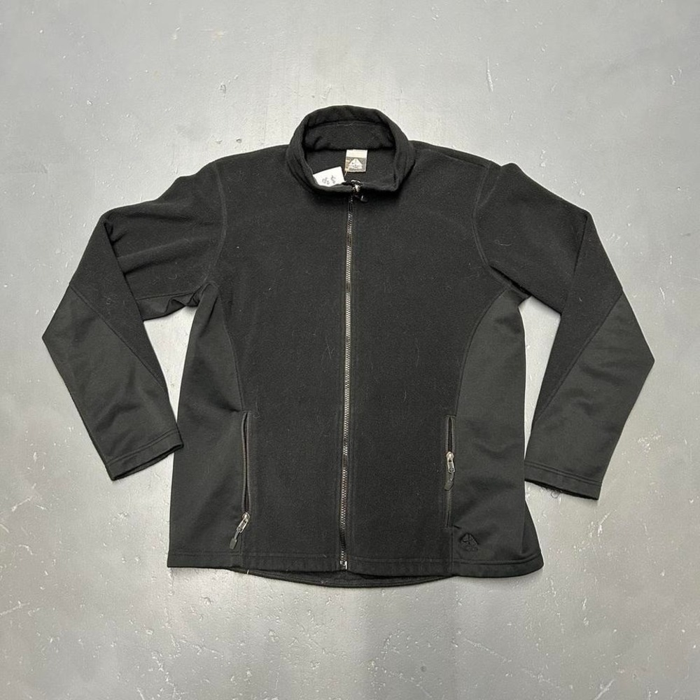 Vintage y2k women's silver grey tag Nike ACG zip up fleece jacket Size L
